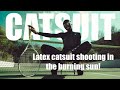 Daniel Harms (Lipstick Glitch) - Latex catsuit shooting in the burning sun!