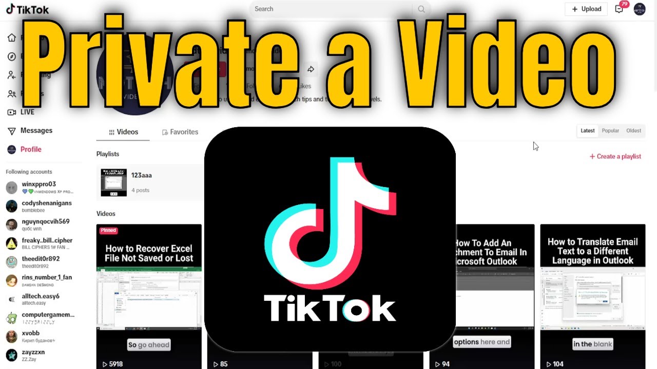 how-to-private-a-video-on-tiktok-for-pc-2025-youtube