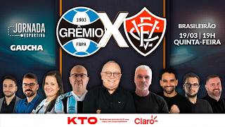 Ao Vivo Grmio 2x0 Vitria  Brasileiro  Jornada Digital  19032026