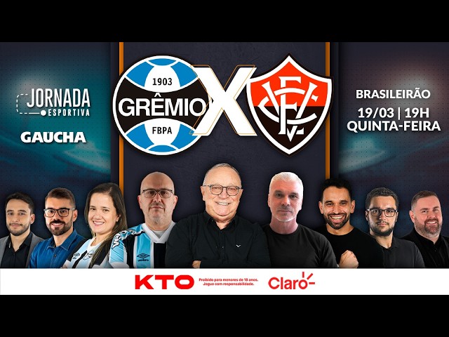 GRÊMIO 2x0 VITÓRIA | BRASILEIRÃO | JORNADA DIGITAL | 19/03/2026