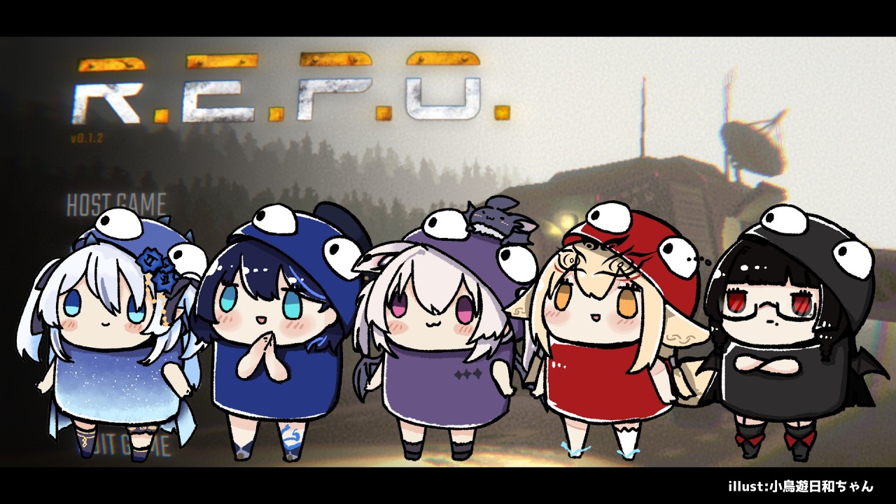 【450】かわいい子達と行くR.E.P.O!!【#repo / #久遠藍】