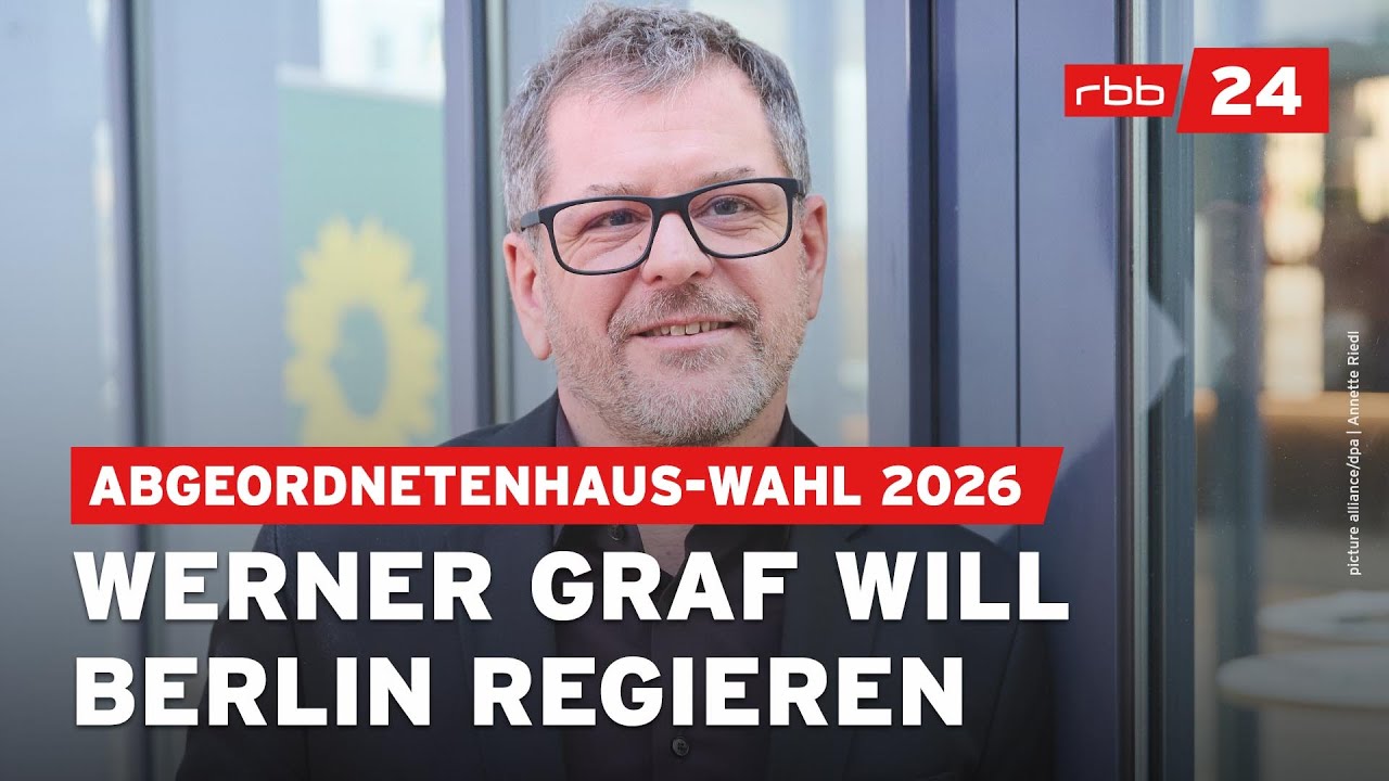 Berlin-Wahl 2026: Werner Graf (Bü'90/Grüne) wird Spitzenkandidat