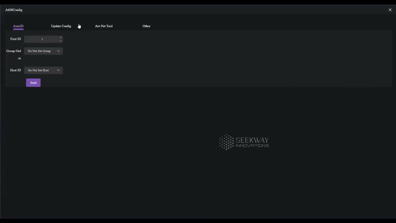 04 A608 Tutorials | How to use Seekway A608 Controller to modify the address of DMX lights