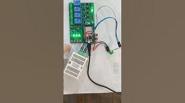 ESP32_MD02 Modbus Sensor_Relay 4Ch #shorts