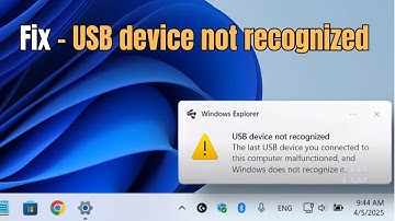 Problemen met een niet-herkend USB-apparaat in Windows 11/10 oplossen (5 methoden)
