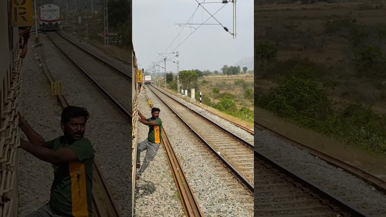 South Western Railway GM Inspection Special SPIC skipping Periya Naga Thunai railway station