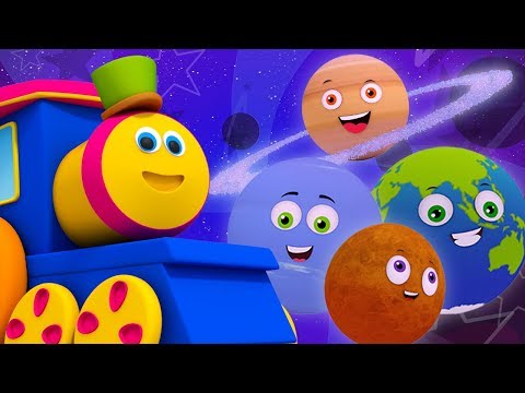 Bob train | Образовательная песня | Планеты для детей | Bob Planets Train | Planet Video For Kids