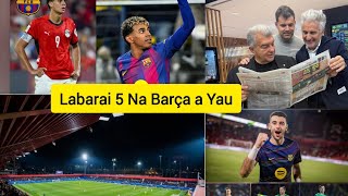 Download Lagu Labarai 5 Na Barça a Yau MP3