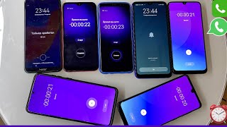 Alarm Clock 7 Phones Timer On Samsung Galaxy Alarm U0026 Honor 8a Emerald  Samsung A01 Red