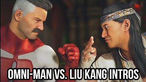 Mortal Kombat 1 - All Omni-Man VS. Liu Kang Intro Dialogue [4k HDR]