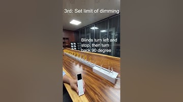 Novo vertical blinds setting