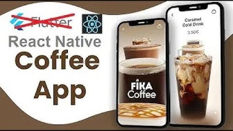 Coffee App - React Native [ RecyclerlistView, Reanimated,SharedElement ]