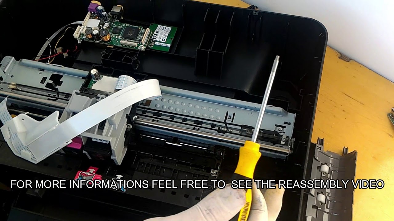 ANOTHER TYPE OF PAPER JAM ON HP PHOTOSMART C4750 YouTube