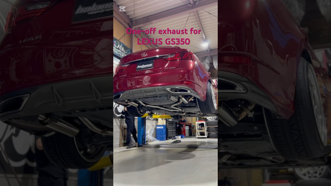 ワンオフループマフラー：LEXUS GS350 Fスポーツ（GRL10） | BALANCEの