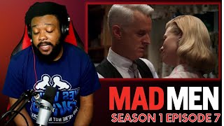 MADMEN SEASON 1 EPISODE 7 REACTION || "Red in the Face"