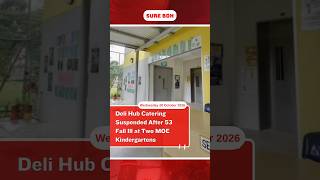 Deli Hub Catering Suspended After 53 Fall Ill at Two MOE Kindergartens