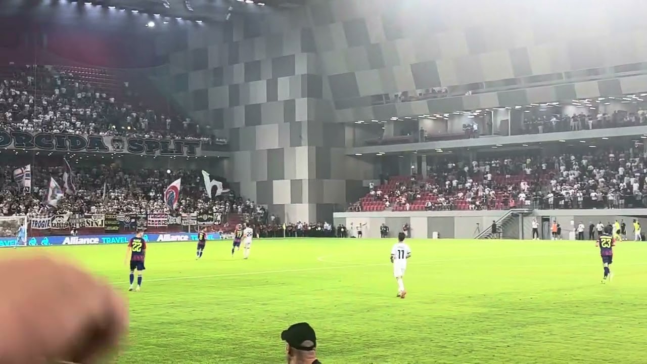 Dinamo City-Hajduk Split 3-1 final seconds ending of the match