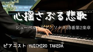 シューベルトピアノソナタ20番第2楽章(Pf竹田悠一郎) Schubert Piano