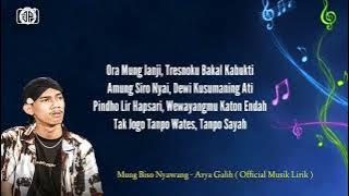 Mung Biso Nyawang - Arya Galih (  Musik Lirik )
