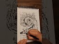sea of beasts #timelapse #inkdrawing #art #artandcraft #drawing #comics #cartoon #haïku #haiku #ink