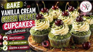 Vanilla Cream Green Valvet Cupcake screenshot 3