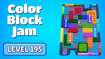 Color Block Jam Level 195 Solution Walkthrough