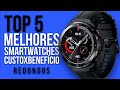 TOP 5 MELHORES SMARTWATCHES REDONDOS em 2024 (Custo Benefício)