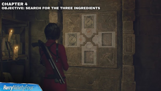 Resident Evil 4 Separate Ways: Collection Room lock puzzle solution