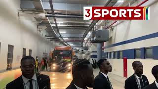 Drama after the game as Ghanaian players are forced to come out of bus and walked through mixed zone image