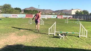 Backside wrap three jump drill 