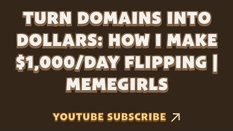 Turn Domains Into Dollars: How I Make $1,000/Day Flipping | MemeGirls | Memefi New Video Code