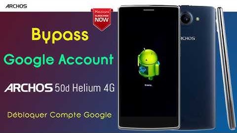 Bypass Google Account Archos 50d Helium Remove Frp