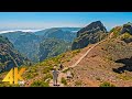 4K Mountain Hike through the Clouds over Madeira - Most Popular Hike of Madeira - Part #2