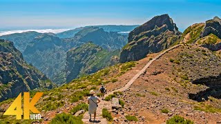 4K Mountain Hike through the Clouds over Madeira - Most Popular Hike of Madeira - Part #2