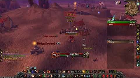WoW Classic fury warrior Silithus Encrypted Twilight Text farm