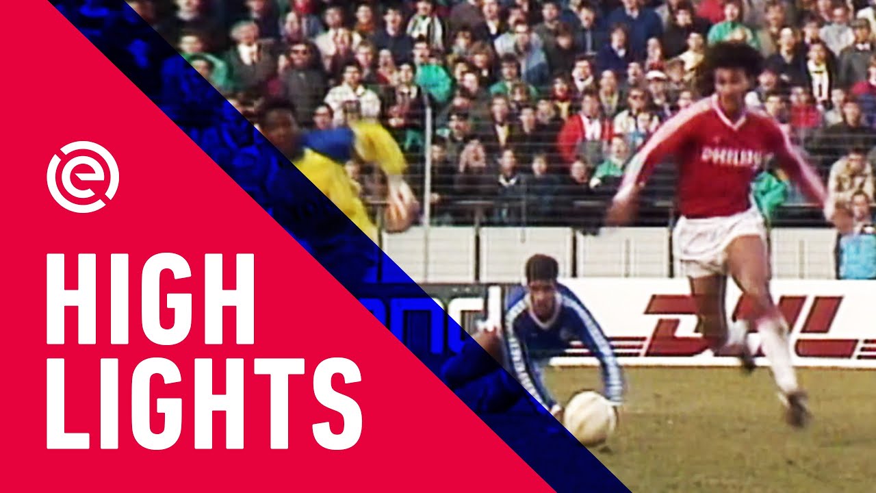 RUUD GULLIT DOET HET VOOR PSV IN DE SLOTFASE | PSV - Ajax (29-03-1987) | Highlights