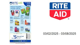 Ad RITE AID - Weekly Ad -  03/02/2025 - 03/08/2025