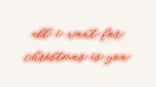 Mariah Carey - All I Want For Christmas Is You (Lyrics)