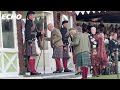 King and Queen join Highland games fans at Braemar Gathering