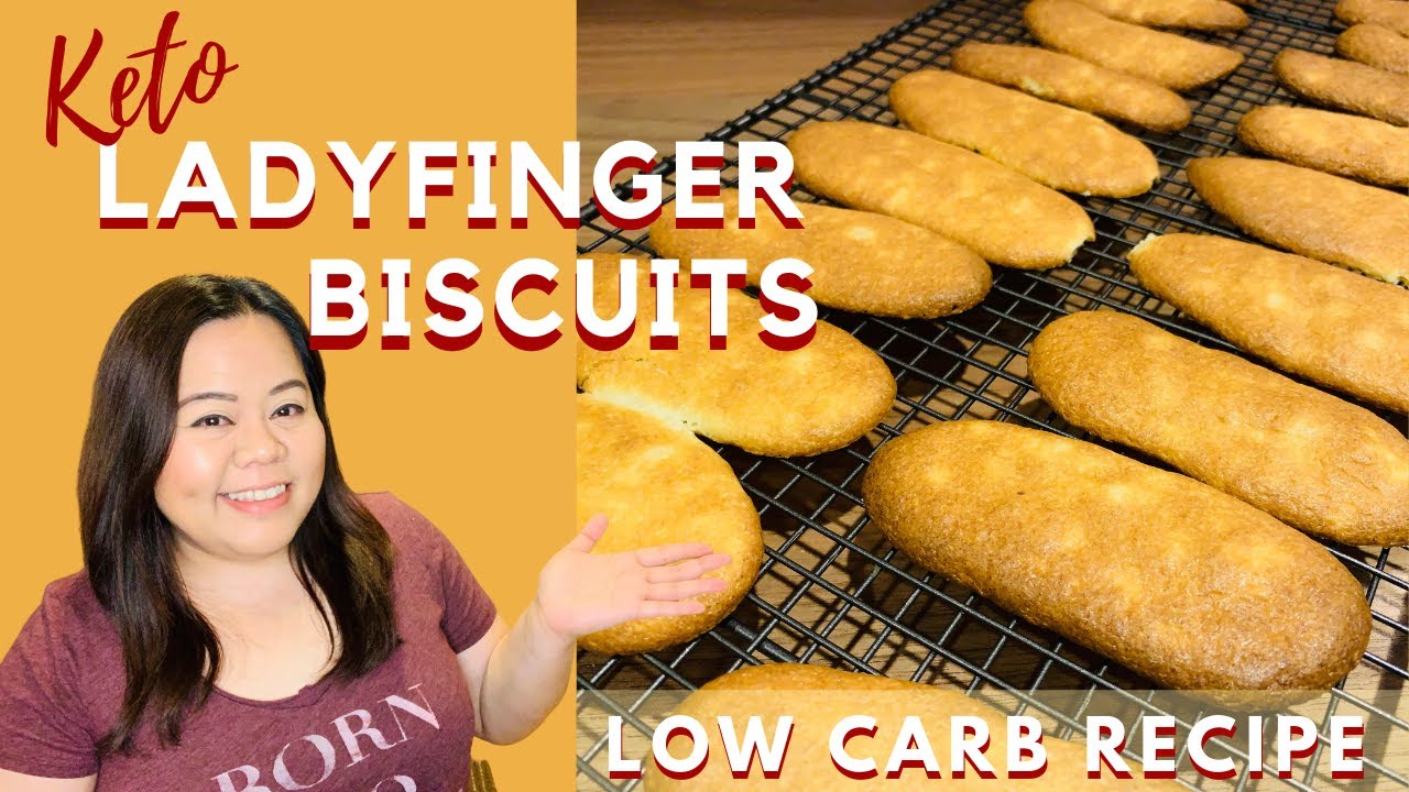 PART 2 HOW TO MAKE KETO LADYFINGER LOW CARB LADYFINGER BISCUIT