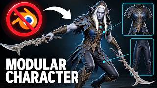 Can AI Build a Full Game Character Without Blender?
