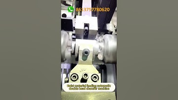 Hoist material feeding automatic double head chamfer machine