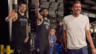 Luka Doncic, Irving and the Mavericks' CRAZY CELEBRATION after the Game Winner Against Oklahoma