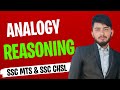 SSC MTS &amp; SSC CHSL Reasoning Classes 2025 |  Class - ANALOGY TEST  | SSC Reasoning | By- Karan Sir