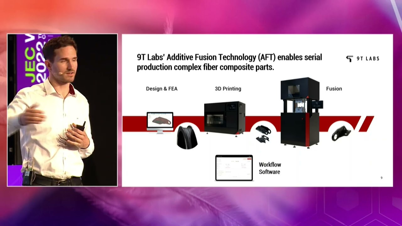 Composites Exchange 9T Labs - New Hybrid Process through Additive Manufacturing [...]