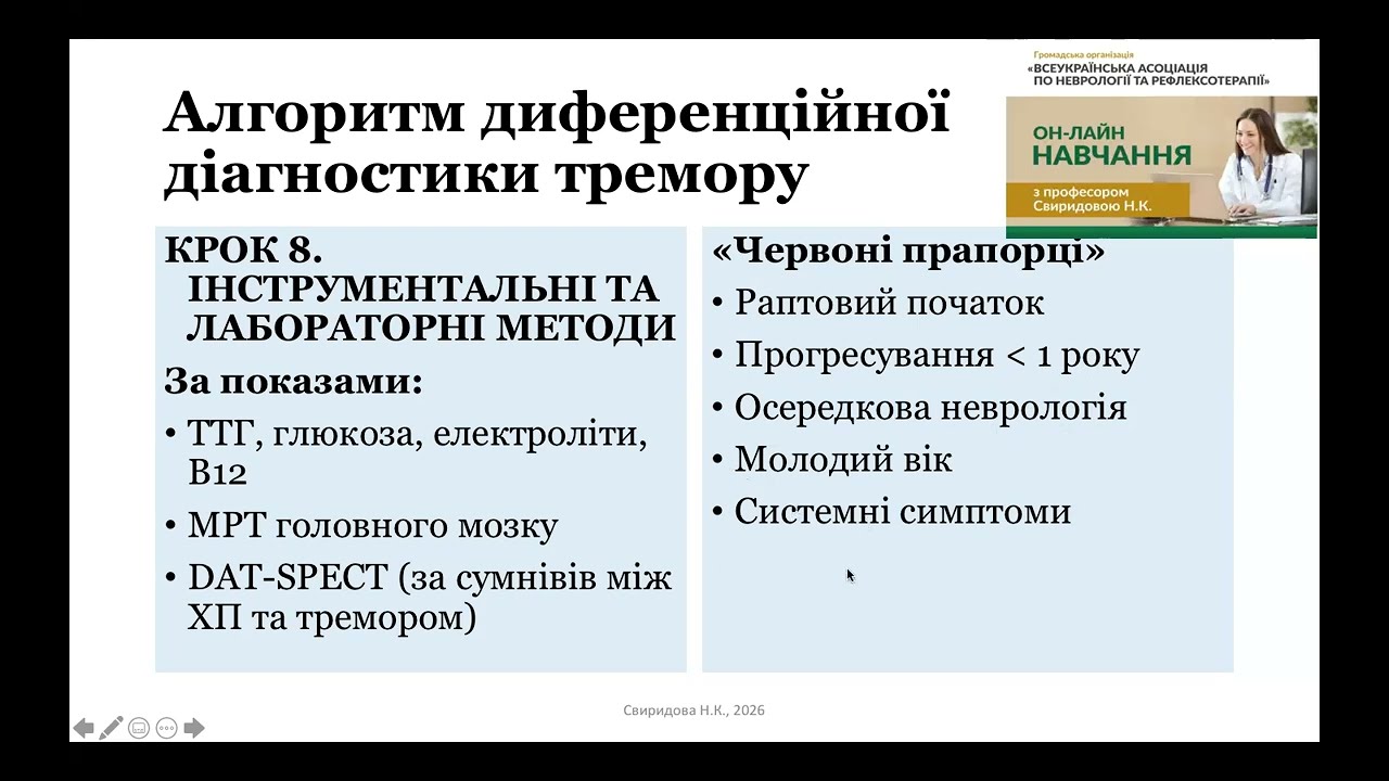 Хвороба Паркінсона: диференційна діагностика (2026)