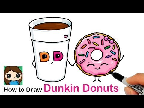 How To Draw A Cup Of Coffee And Donut Easy Dunkin Donuts Safe Videos For Kids - dunkin donuts roblox recipes