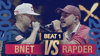 BNET vs RAPDER || BEAT 1 || DJ SONICKO: JUJOY || Red Bull Batalla Nueva Historia
