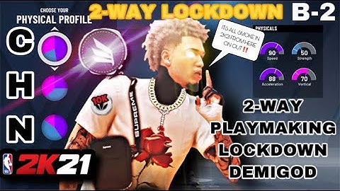 Best Guard Build / 2-Way Slashing Playmaker! My Second Build That I Will Make In 2k21! (Demo).