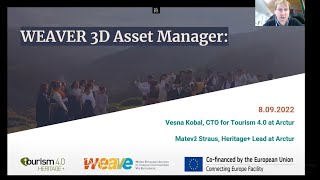 WEAVE Workshop. WEAVER 3D Asset Manager